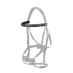 Frontal LeMieux droit cousu Kudos Noir / argent