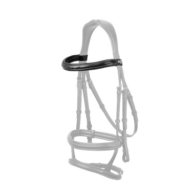 Frontal LeMieux droit cousu Kudos Noir / argent