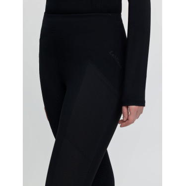 Legging d’équitation LeMieux fond silicone Airflow femme Noir Legging d’équitation LeMieux fond silicone Airflow femme Noir