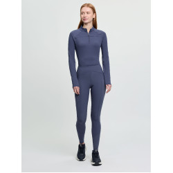 Legging d’équitation LeMieux fond silicone Airflow femme Shadow