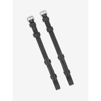 Montants LeMieux Hunter cousus Noir / argent