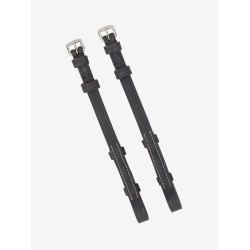 Montants LeMieux Hunter cousus Noir / argent