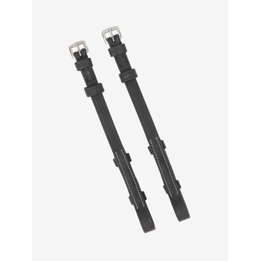 Montants LeMieux Hunter cousus Noir / argent