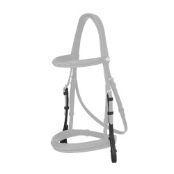 Montants LeMieux Hunter cousus Noir / argent
