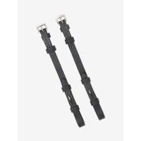 Montants LeMieux Hunter cousus Noir / argent