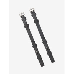 Montants LeMieux Hunter cousus Noir / argent