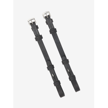 Montants LeMieux Hunter cousus Noir / argent