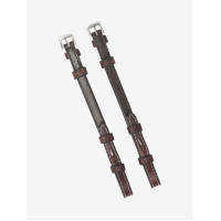 Montants LeMieux Kudos huilés Marron / argent