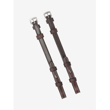 Montants LeMieux Kudos huilés Marron / argent