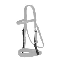 Montants LeMieux plats Hunter Havane / argent Marron