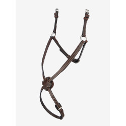 Muserolle LeMieux Arika Grackle Havane / argent Marron