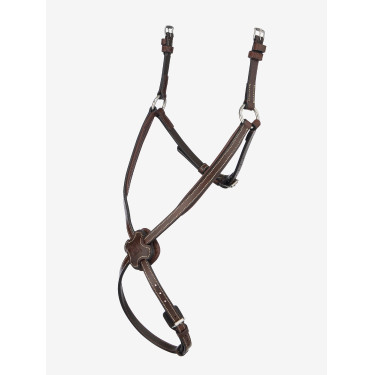 Muserolle LeMieux Arika Grackle Havane / argent Marron