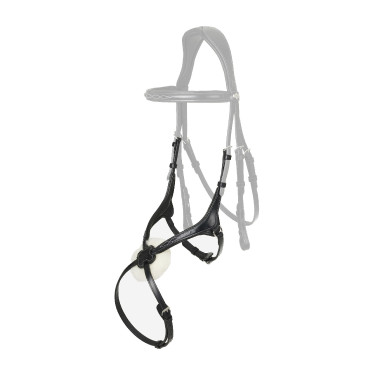 Muserolle LeMieux Kudos Grackle Noir / argent