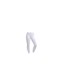 Pantalon d'équitation LeMieux fond silicone Cami Sculpt femme Blanc