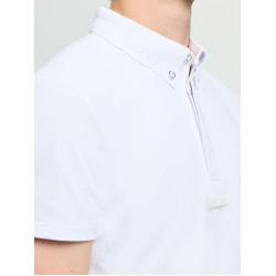 Polo de concours LeMieux manches courtes homme Blanc