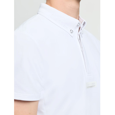 Polo de concours LeMieux manches courtes homme Blanc