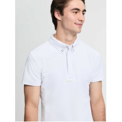 Polo de concours LeMieux manches courtes homme Blanc