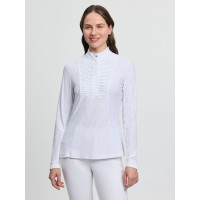 Polo de concours LeMieux manches longues Arielle femme Blanc Polo de concours LeMieux manches longues Arielle femme Blanc