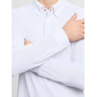 Polo de concours LeMieux manches longues homme Blanc