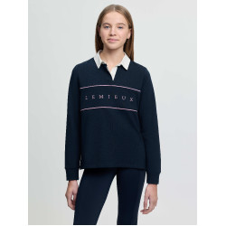 Polo de rugby LeMieux Young Rider Riley Marine Bleu marine Polo de rugby LeMieux Young Rider Riley Marine Bleu marine