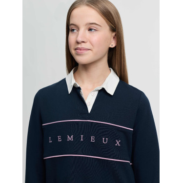 Polo de rugby LeMieux Young Rider Riley Marine Bleu marine Polo de rugby LeMieux Young Rider Riley Marine Bleu marine
