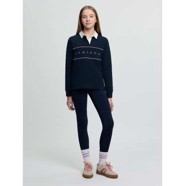 Polo de rugby LeMieux Young Rider Riley Marine Bleu marine Polo de rugby LeMieux Young Rider Riley Marine Bleu marine