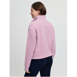 Pull-over LeMieux à col zippé Kelsie femme Fondant
