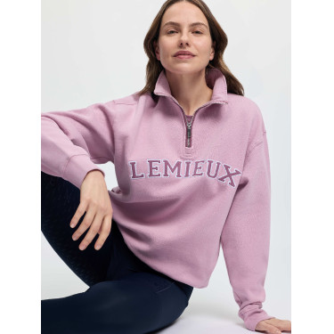 Pull-over LeMieux à col zippé Kelsie femme Fondant