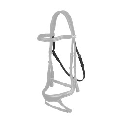 Sous-gorge LeMieux Arika Contrast Noir / argent