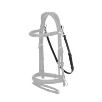 Sous-gorge LeMieux Clips huilée Kudos Noir / argent