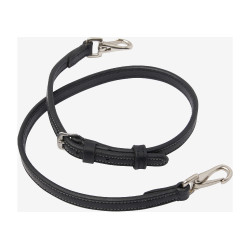 Sous-gorge LeMieux Clips huilée Kudos Noir / argent