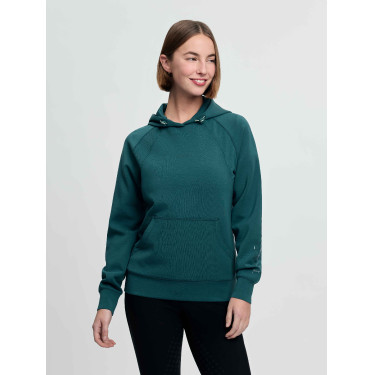 Sweat à capuche LeMieux Nadine Airflow femme Jungle Vert