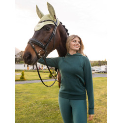 Sweat à capuche LeMieux Nadine Airflow femme Jungle Vert