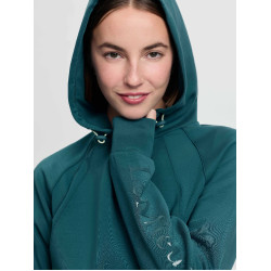 Sweat à capuche LeMieux Nadine Airflow femme Jungle Vert