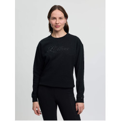 Sweat à col rond LeMieux Christina femme Noir