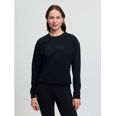 Sweat à col rond LeMieux Christina femme Noir
