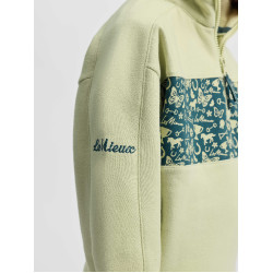 Sweat à col zippé LeMieux Mini Quinn Macaron