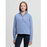 Sweat à col zippé LeMieux Young Rider Vianne Powder blue Bleu