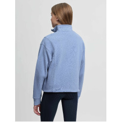 Sweat à col zippé LeMieux Young Rider Vianne Powder blue Bleu
