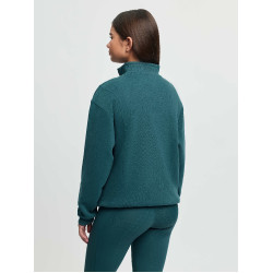 Sweat à col zippé LeMieux Young Rider Vianne Jungle Vert