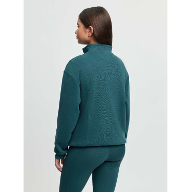 Sweat à col zippé LeMieux Young Rider Vianne Jungle Vert