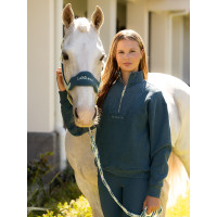 Sweat à col zippé LeMieux Young Rider Vianne Powder blue Bleu