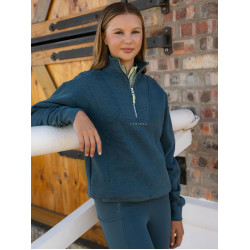 Sweat à col zippé LeMieux Young Rider Vianne Jungle Vert