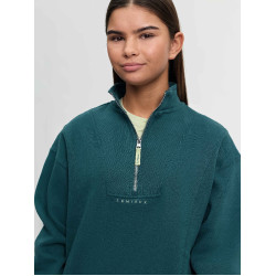 Sweat à col zippé LeMieux Young Rider Vianne Jungle Vert