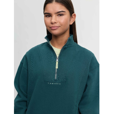 Sweat à col zippé LeMieux Young Rider Vianne Jungle Vert