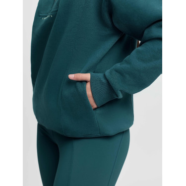 Sweat à col zippé LeMieux Young Rider Vianne Jungle Vert
