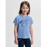 T-shirt LeMieux Mini Alex Powder blue Bleu T-shirt LeMieux Mini Alex Powder blue Bleu