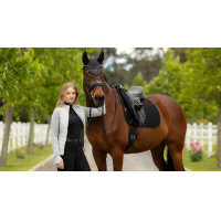 Tapis de dressage LeMieux Square tissu mesh Air-Tek Noir