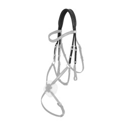 Têtière LeMieux Arika Contrast Noir / argent Têtière LeMieux Arika Contrast Noir / argent