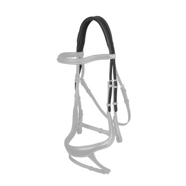 Têtière LeMieux Arika Contrast Noir / argent Têtière LeMieux Arika Contrast Noir / argent